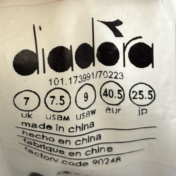 Diadora Pitch Bronze Green Suede Sneakers Women 9 - Picture 7 of 10